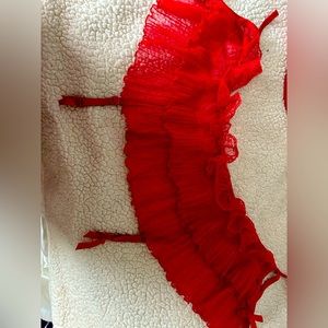 Agent Provocateur Red Waspy Belt